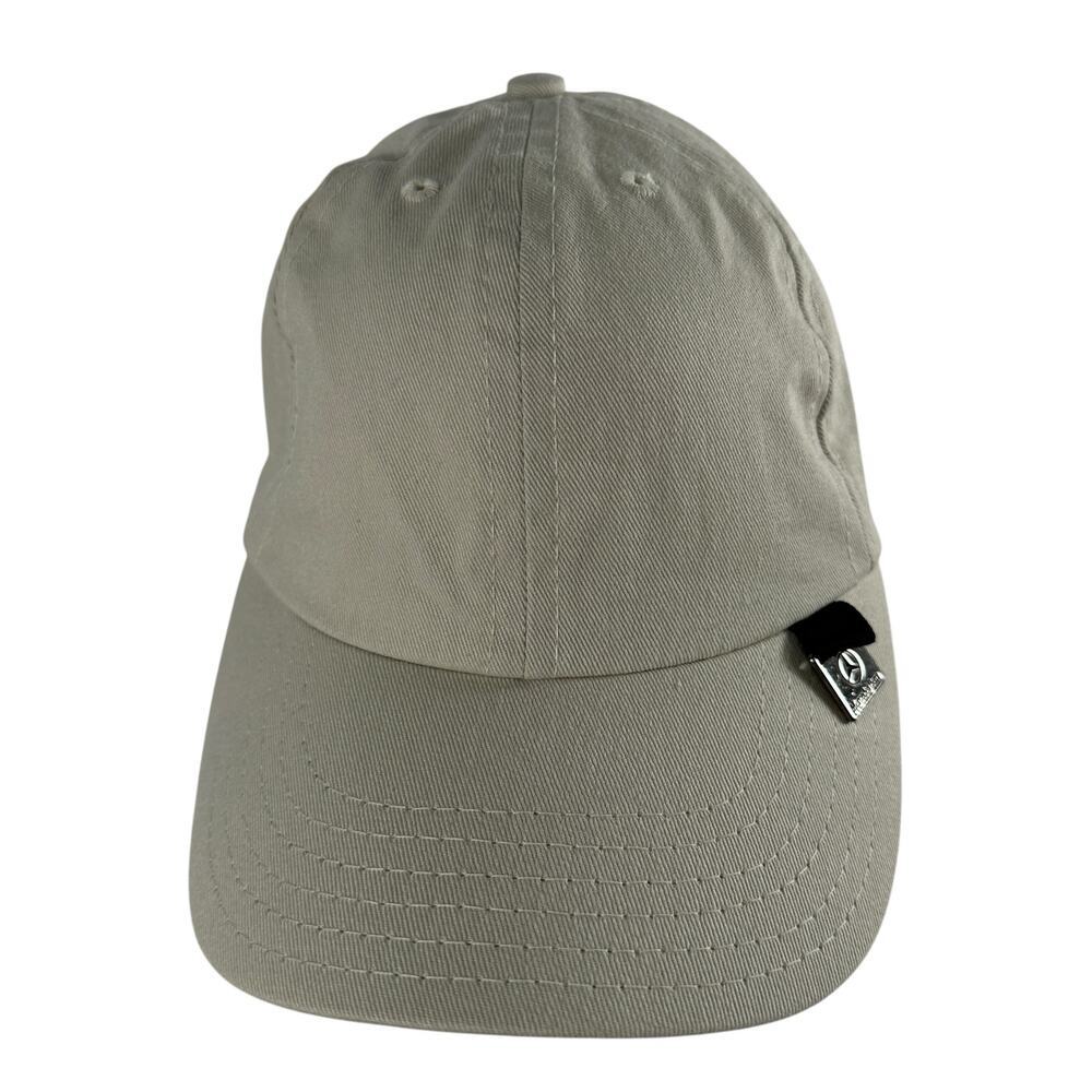 Mercedes Benz Khaki Tan Baseball Hat Cap Adjustable Made in USA - Picture 10 of 13